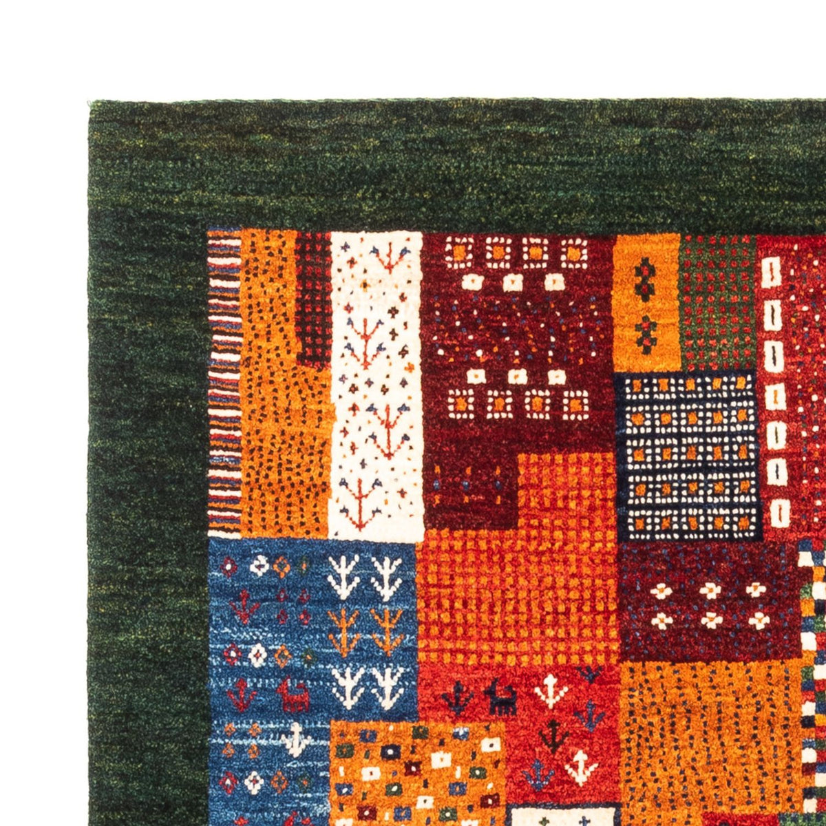 Loribaft Alfombra 122x130cm - Perserteppich Wollteppich