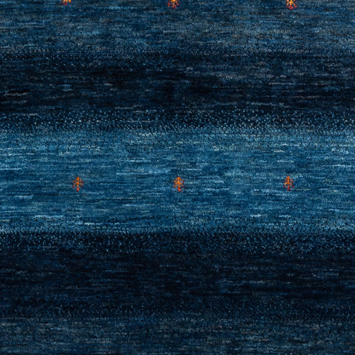 Alfombra Gabbeh - Loribaft Persa - 202 x 154 cm - azul