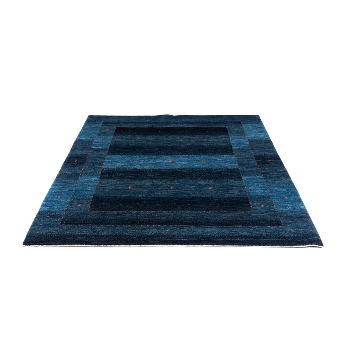 Alfombra Gabbeh - Loribaft Persa - 202 x 154 cm - azul