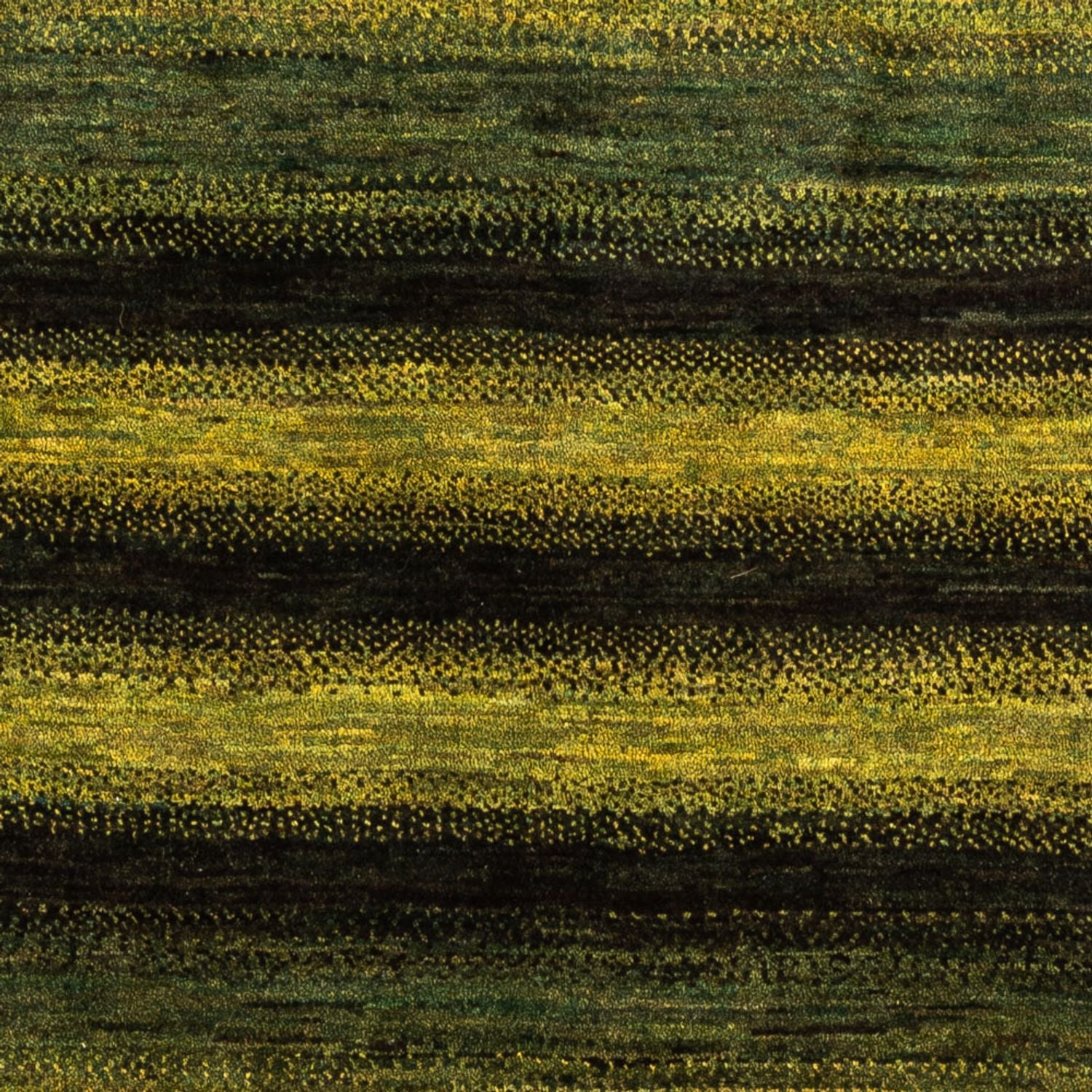 Alfombra Gabbeh - Loribaft Persa - Real - 199 x 154 cm - verde