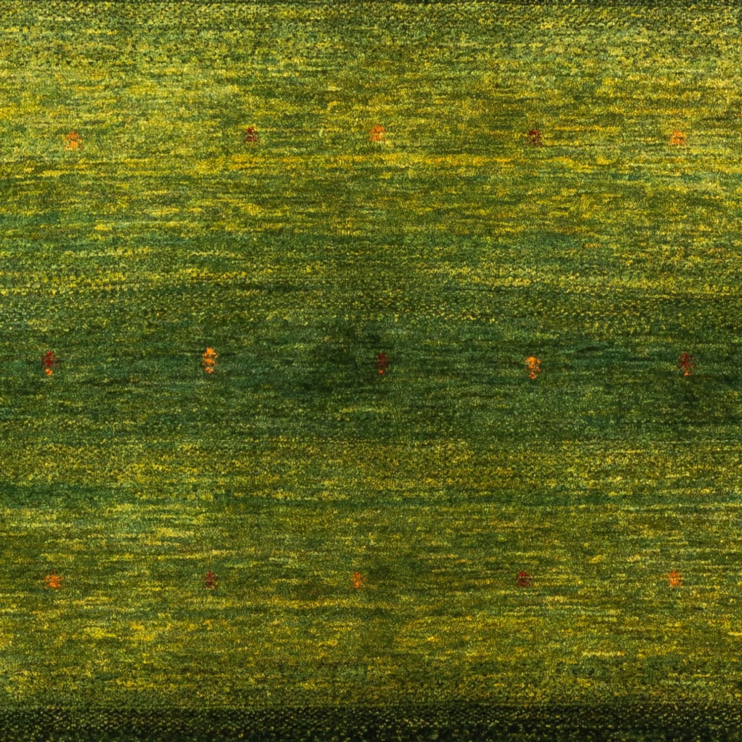 Alfombra Gabbeh - Loribaft Persa - 202 x 151 cm - verde