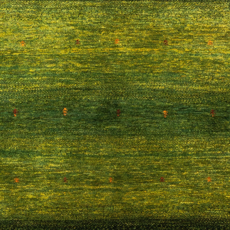 Alfombra Gabbeh - Loribaft Persa - 202 x 151 cm - verde