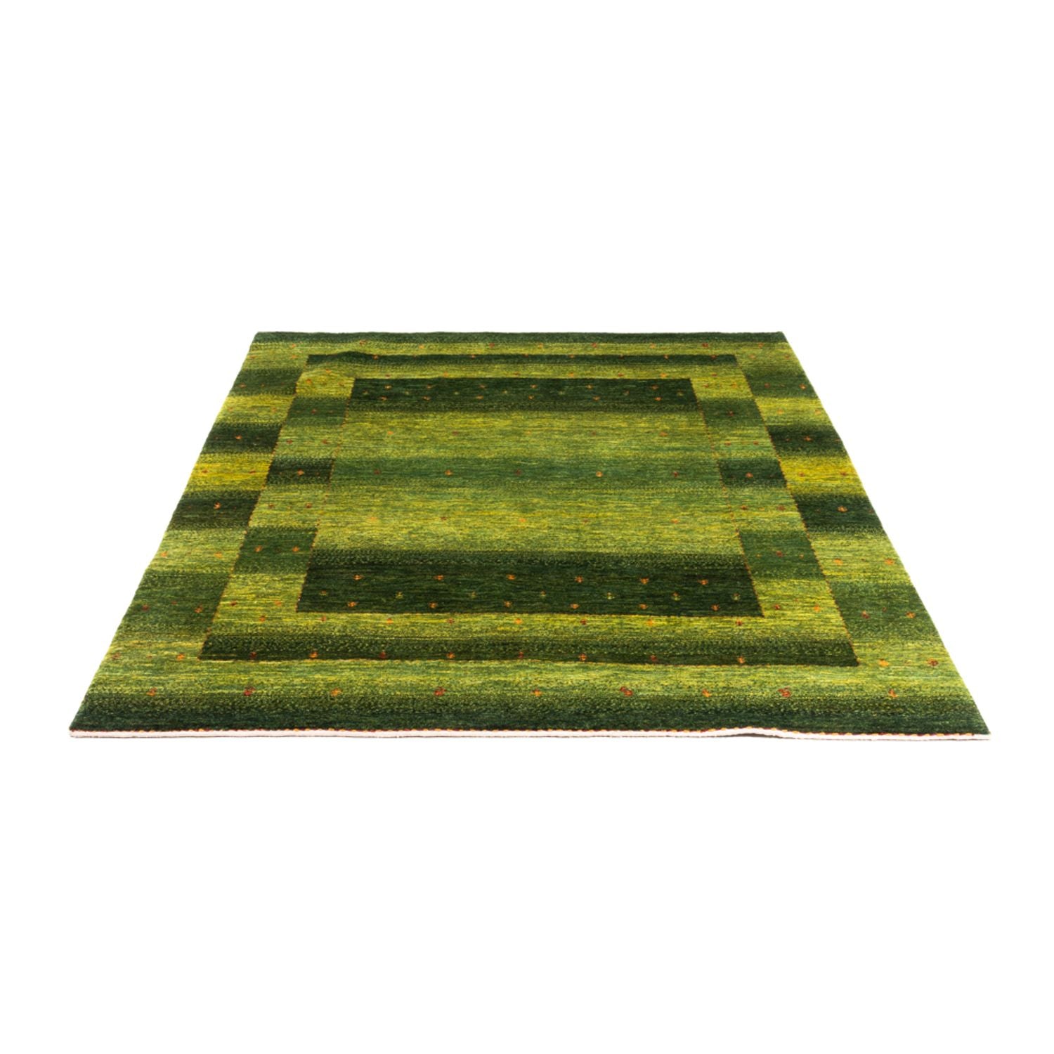 Alfombra Gabbeh - Loribaft Persa - 202 x 151 cm - verde