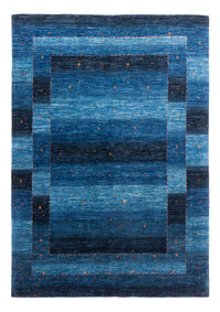 Alfombra Gabbeh - Loribaft Persa - 215 x 152 cm - azul