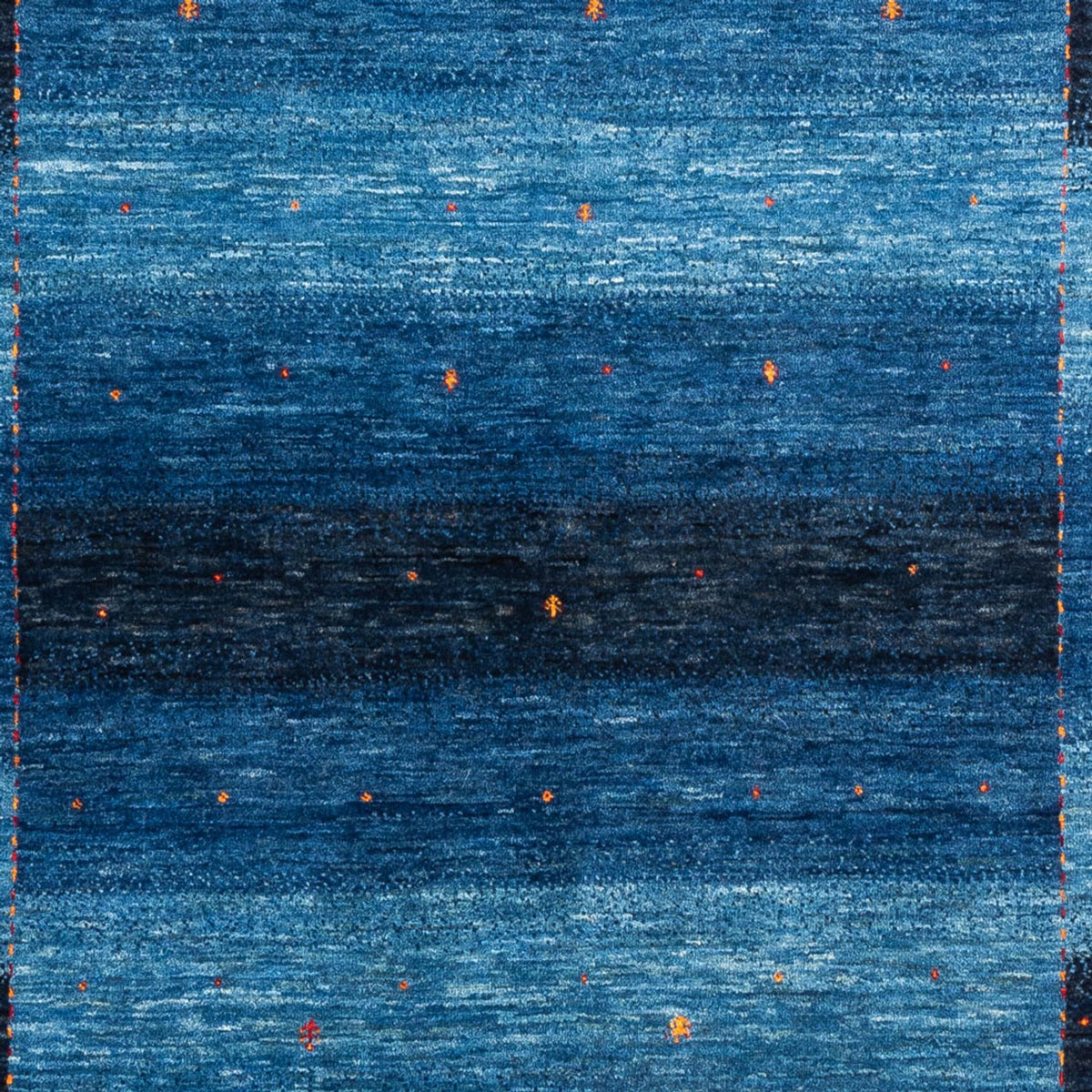 Alfombra Gabbeh - Loribaft Persa - 215 x 152 cm - azul