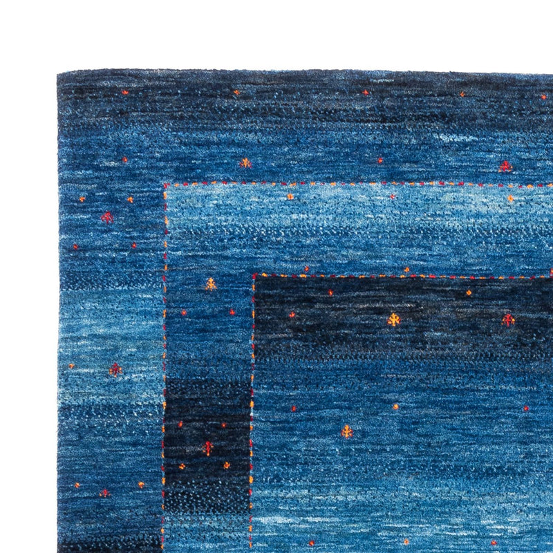 Alfombra Gabbeh - Loribaft Persa - 215 x 152 cm - azul