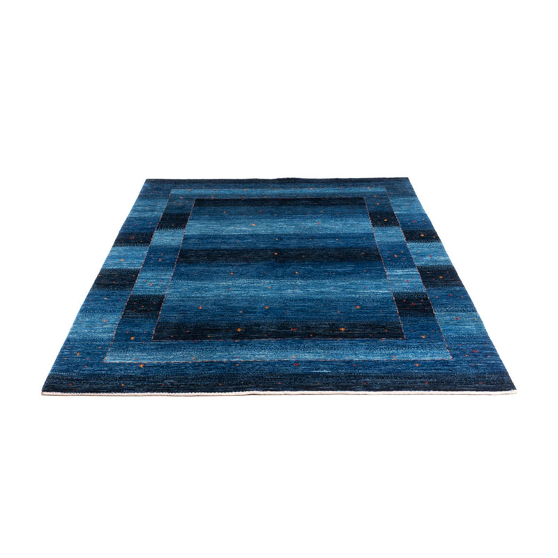 Alfombra Gabbeh - Loribaft Persa - 215 x 152 cm - azul