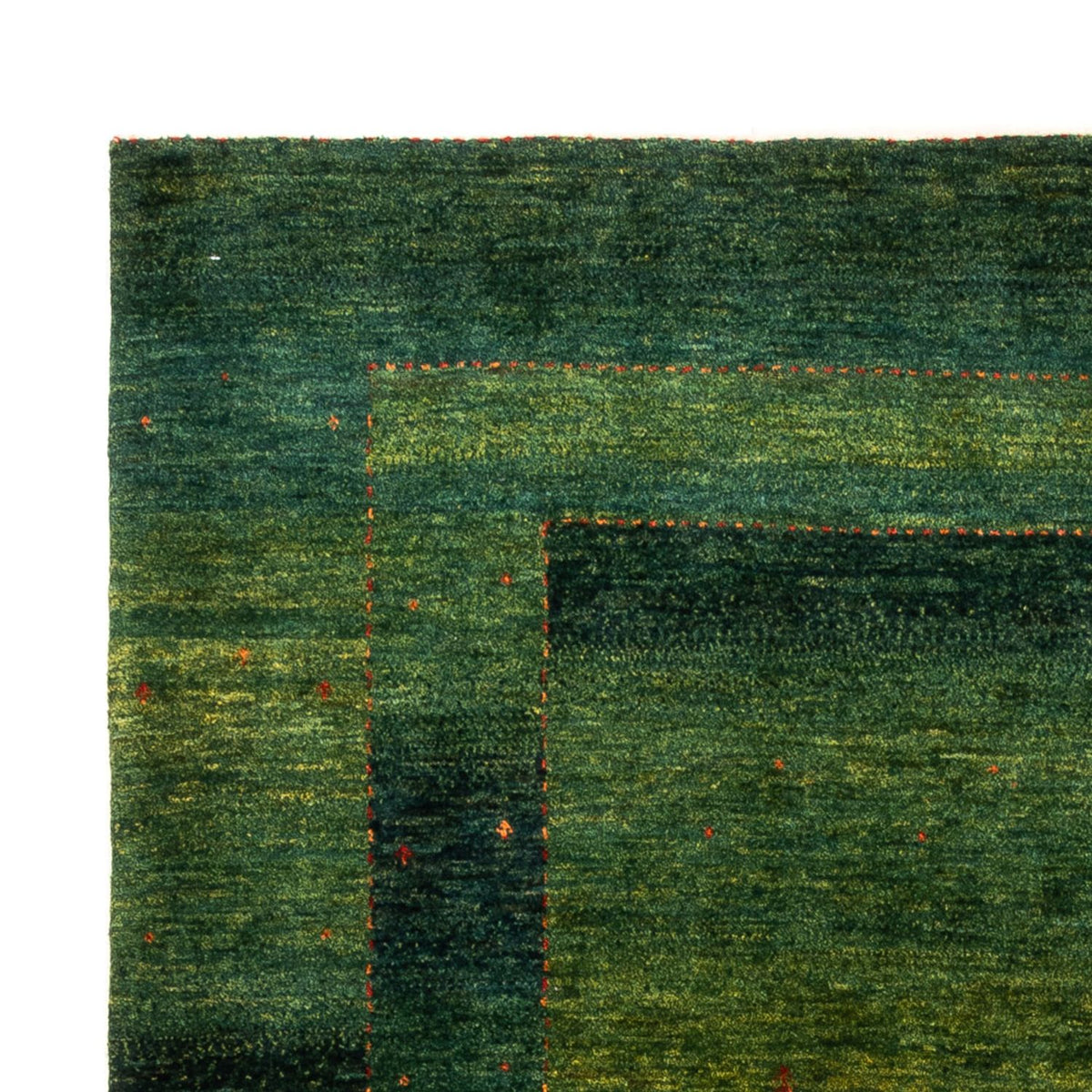 Alfombra Gabbeh - Loribaft Persa - 200 x 160 cm - verde