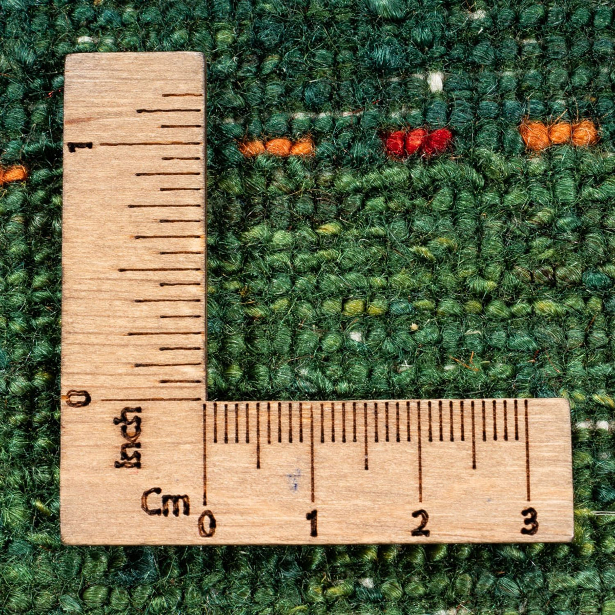 Alfombra Gabbeh - Loribaft Persa - 200 x 160 cm - verde