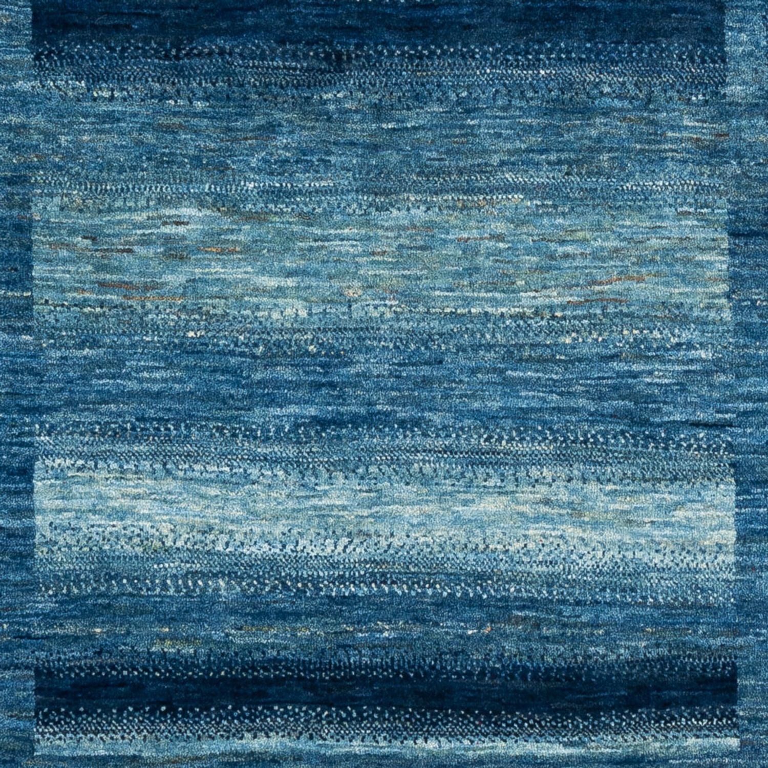 Alfombra Gabbeh - Loribaft Persa - Real - 198 x 158 cm - azul