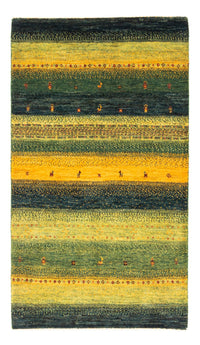 Alfombra Gabbeh - Loribaft Persa - Real - 133 x 82 cm - verde