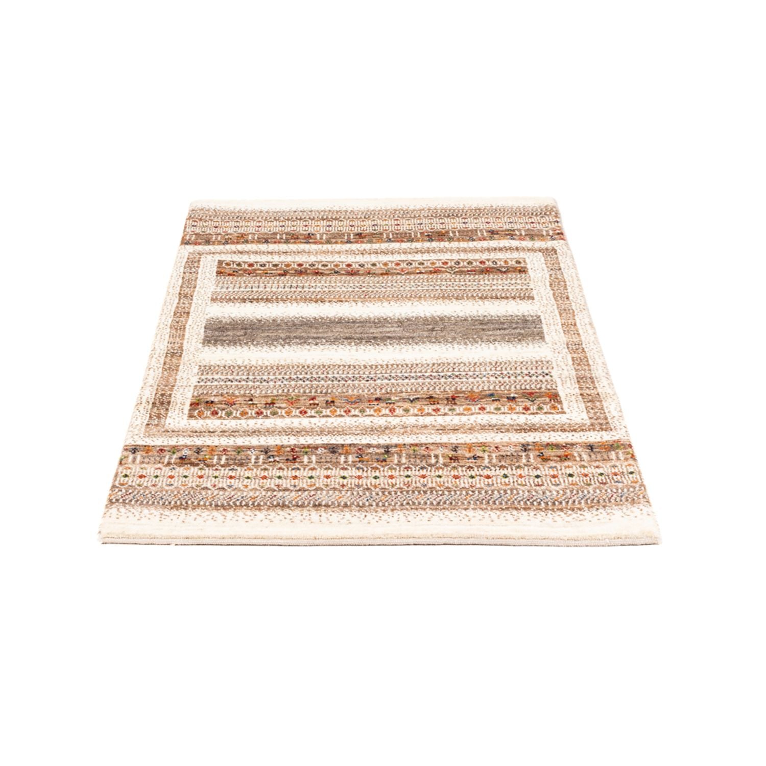 Alfombra Gabbeh - Loribaft Persa - Real - 136 x 84 cm - multicolor