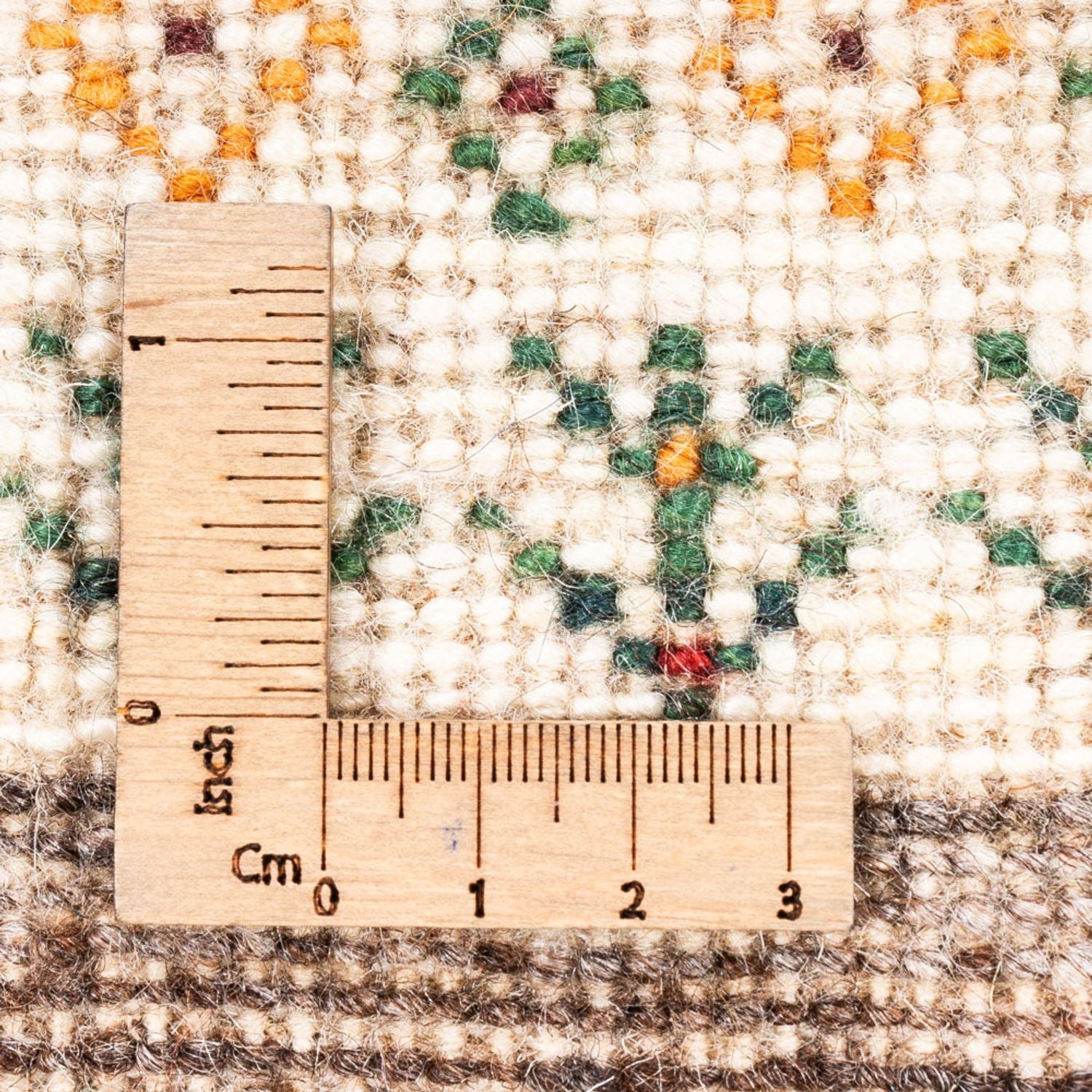 Alfombra Gabbeh - Loribaft Persa - Real - 200 x 127 cm - natural