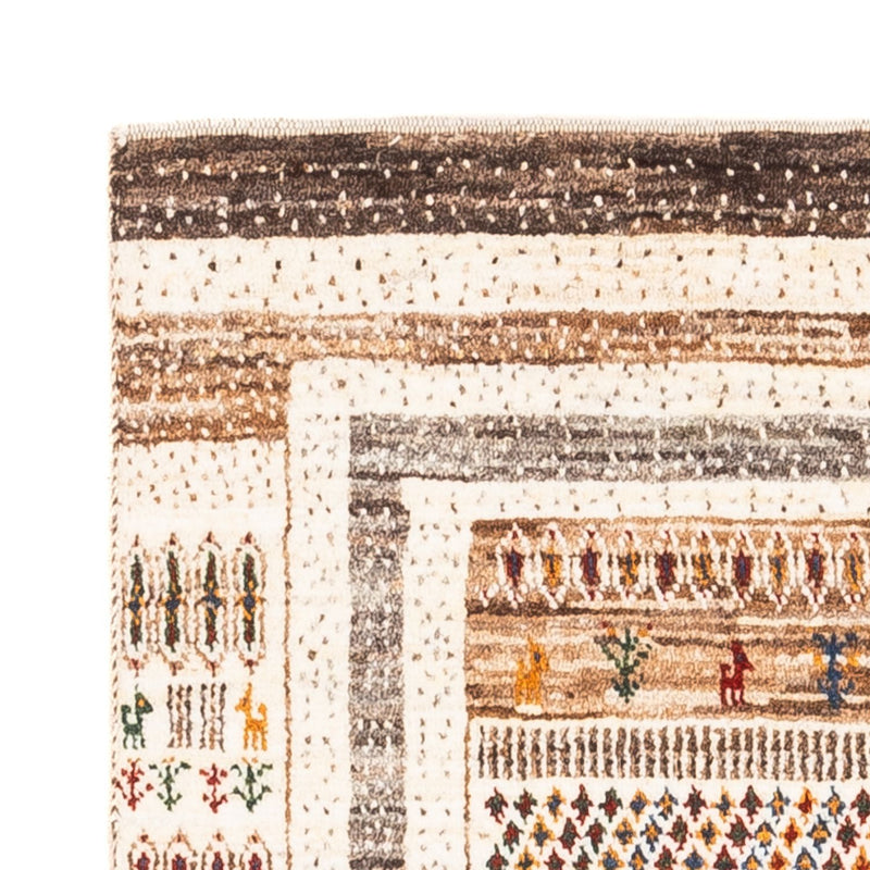 Alfombra Gabbeh - Loribaft Persa - Real - 117 x 76 cm - multicolor