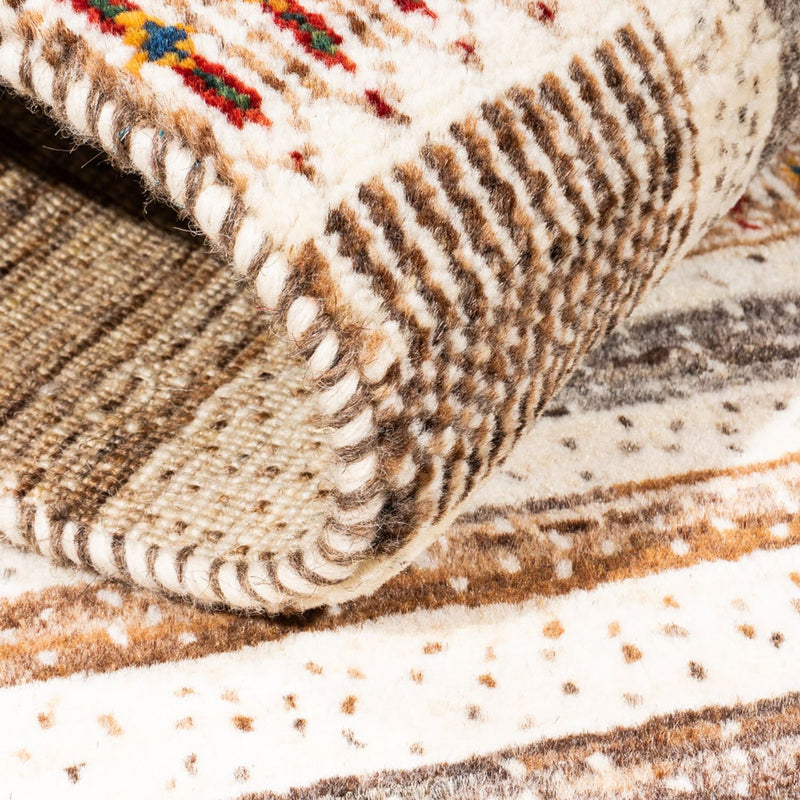 Alfombra Gabbeh - Loribaft Persa - Real - 117 x 76 cm - multicolor
