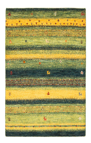 Alfombra Gabbeh - Loribaft Persa - Real - 131 x 86 cm - multicolor