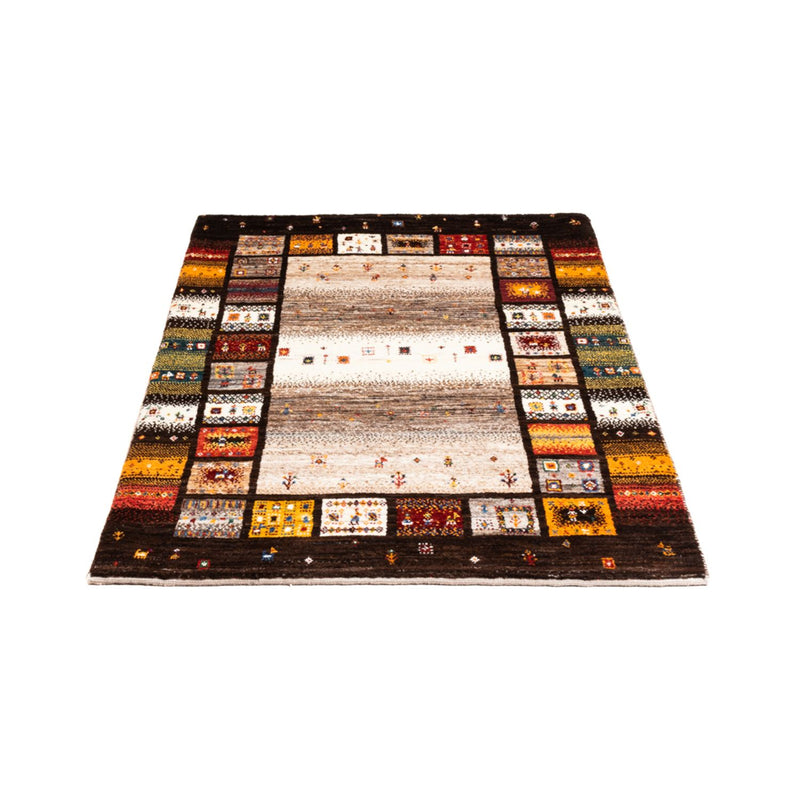 Alfombra Gabbeh - Loribaft Persa - Real - 136 x 87 cm - multicolor