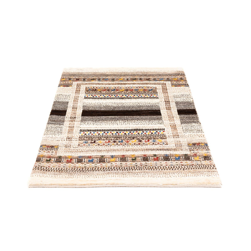 Alfombra Gabbeh - Loribaft Persa - Real - 132 x 84 cm - multicolor