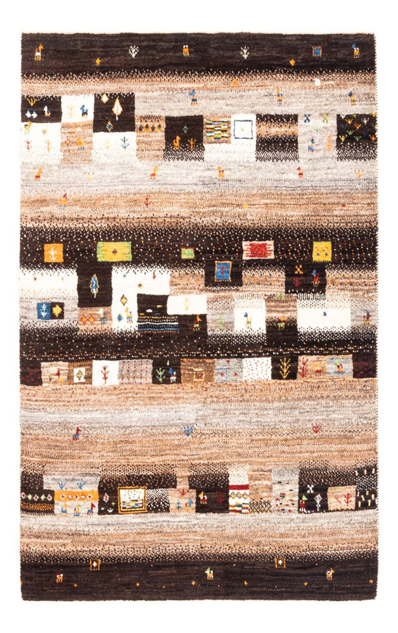 Alfombra Gabbeh - Loribaft Persa - Real - 157 x 106 cm - multicolor