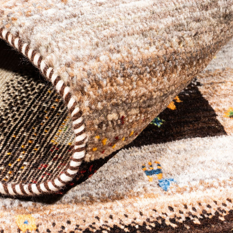 Alfombra Gabbeh - Loribaft Persa - Real - 157 x 106 cm - multicolor