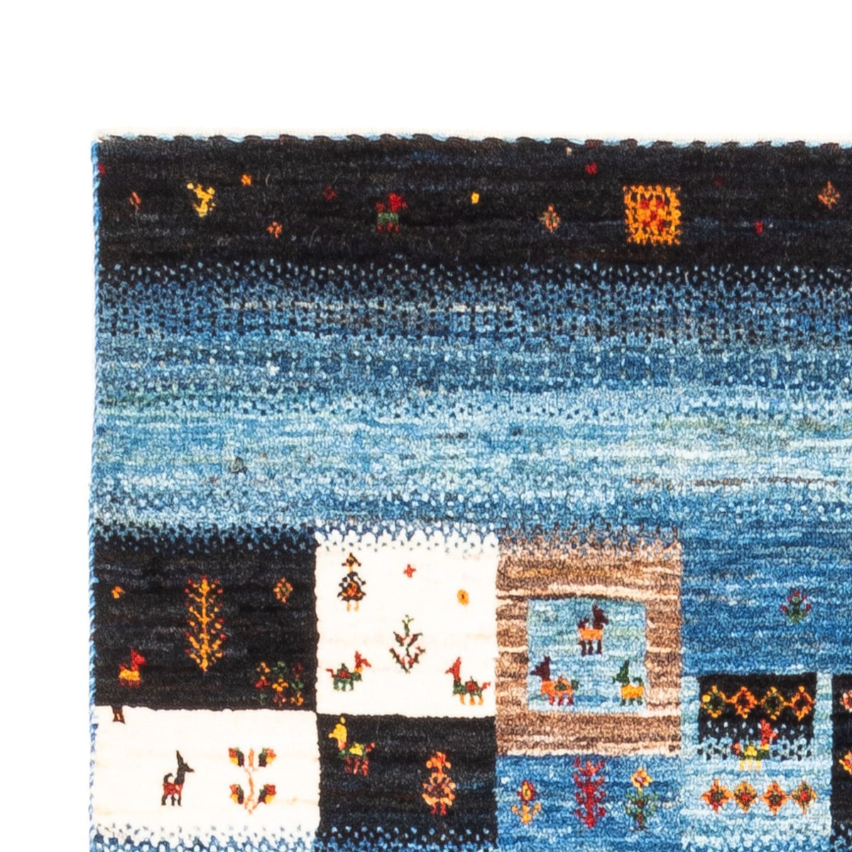Loribaft Alfombra 106x162cm - Perserteppich Wollteppich