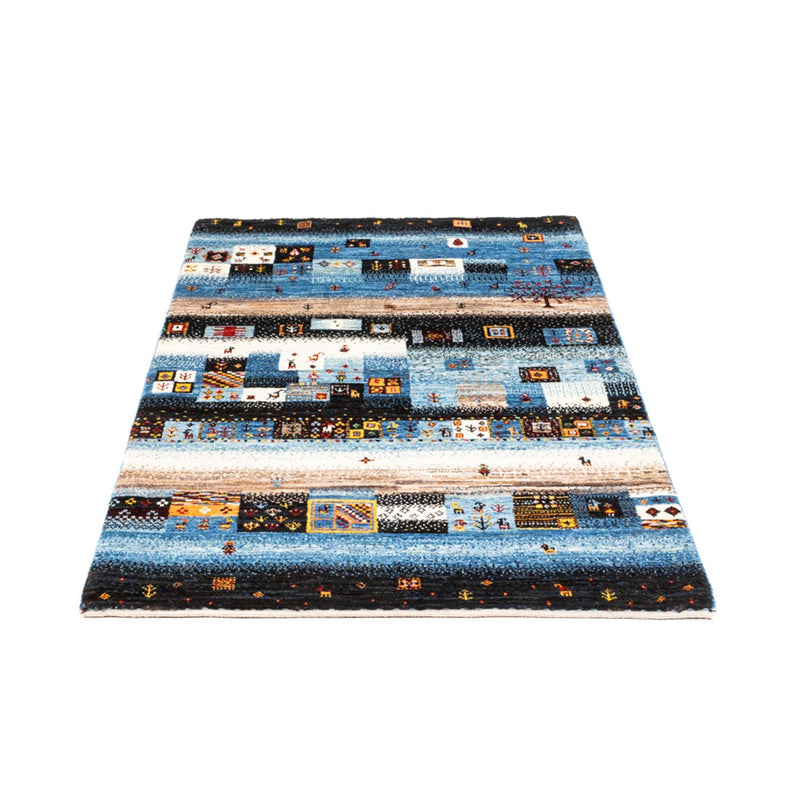 Alfombra Gabbeh - Loribaft Persa - Real - 141 x 87 cm - multicolor