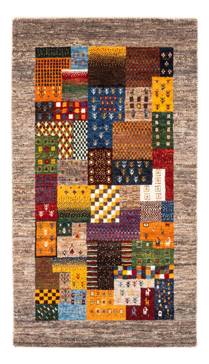 Alfombra Gabbeh - Loribaft Persa - Real - 138 x 84 cm - multicolor