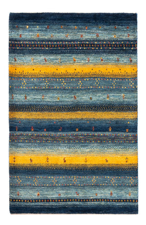 Alfombra Gabbeh - Loribaft Persa - Real - 130 x 88 cm - multicolor
