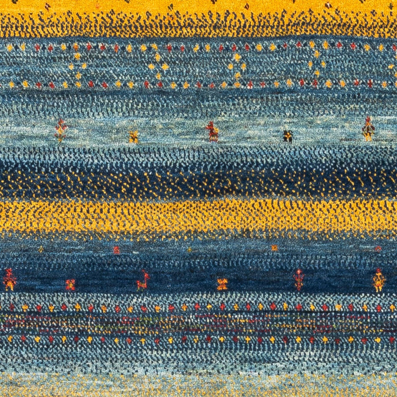 Alfombra Gabbeh - Loribaft Persa - Real - 130 x 88 cm - multicolor