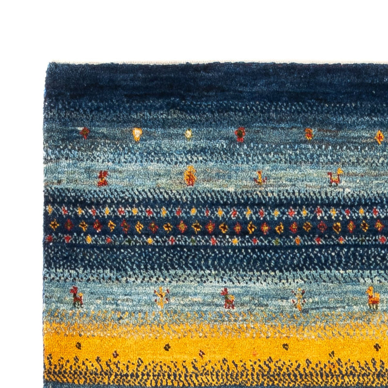 Alfombra Gabbeh - Loribaft Persa - Real - 130 x 88 cm - multicolor