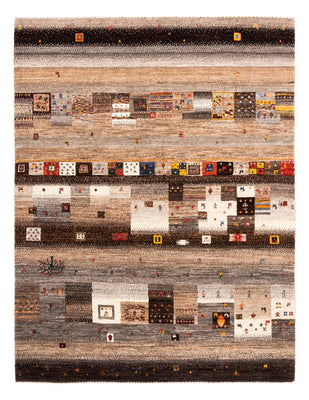 Alfombra Gabbeh - Loribaft Persa - Real - 202 x 153 cm - multicolor