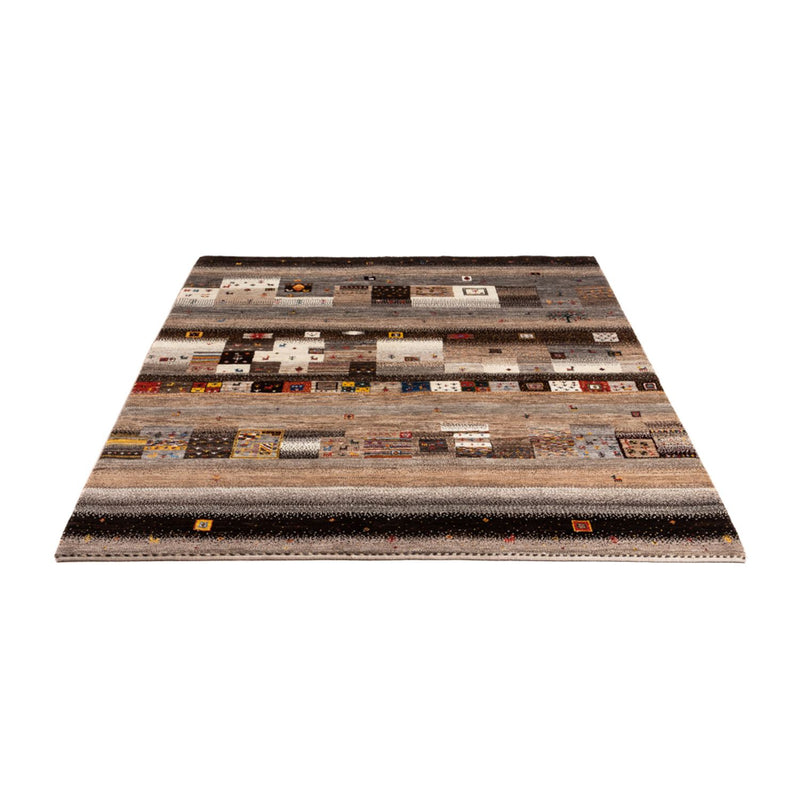 Alfombra Gabbeh - Loribaft Persa - Real - 202 x 153 cm - multicolor