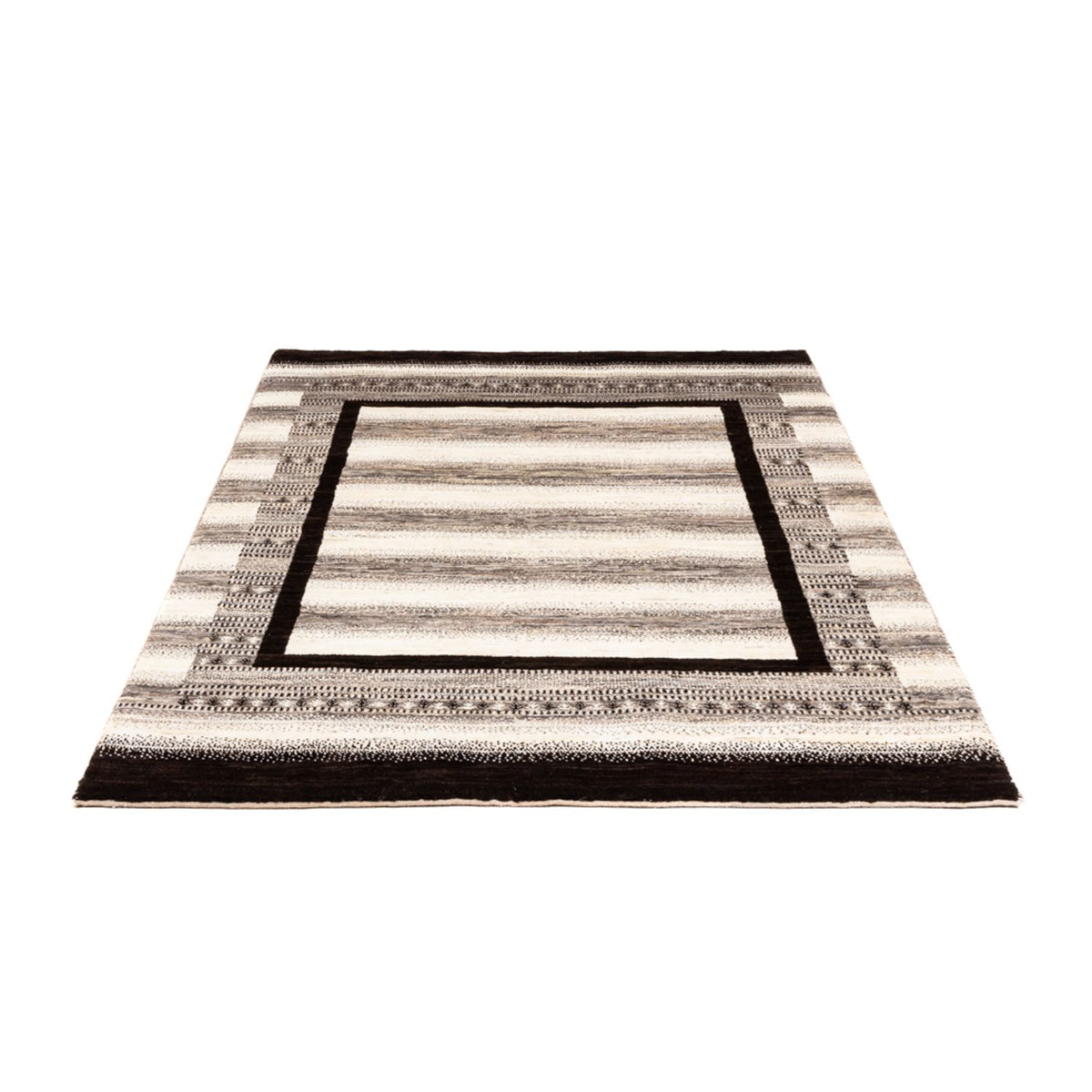 Alfombra Gabbeh - Loribaft Persa - Real - 194 x 133 cm - natural