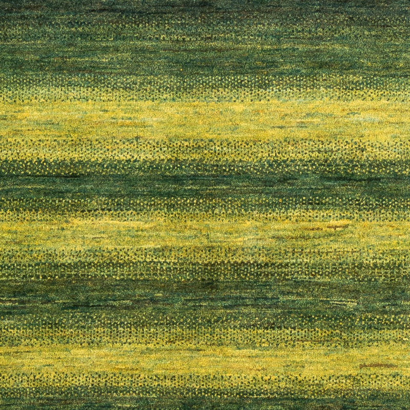 Alfombra Gabbeh - Loribaft Persa - Real - 216 x 157 cm - verde