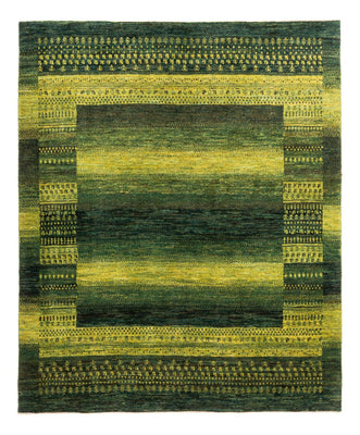 Alfombra Gabbeh - Loribaft Persa - Real - 196 x 165 cm - verde