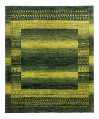 Alfombra Gabbeh - Loribaft Persa - Real - 196 x 165 cm - verde