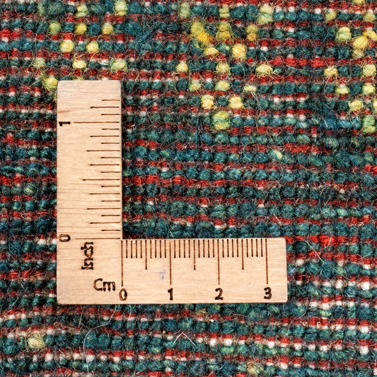 Alfombra Gabbeh - Loribaft Persa - Real - 196 x 165 cm - verde