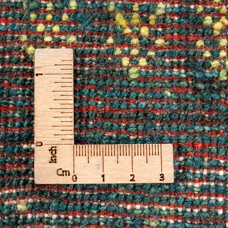 Alfombra Gabbeh - Loribaft Persa - Real - 196 x 165 cm - verde