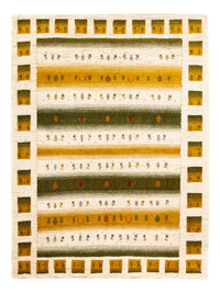 Alfombra Gabbeh - Loribaft Persa - 203 x 158 cm - natural