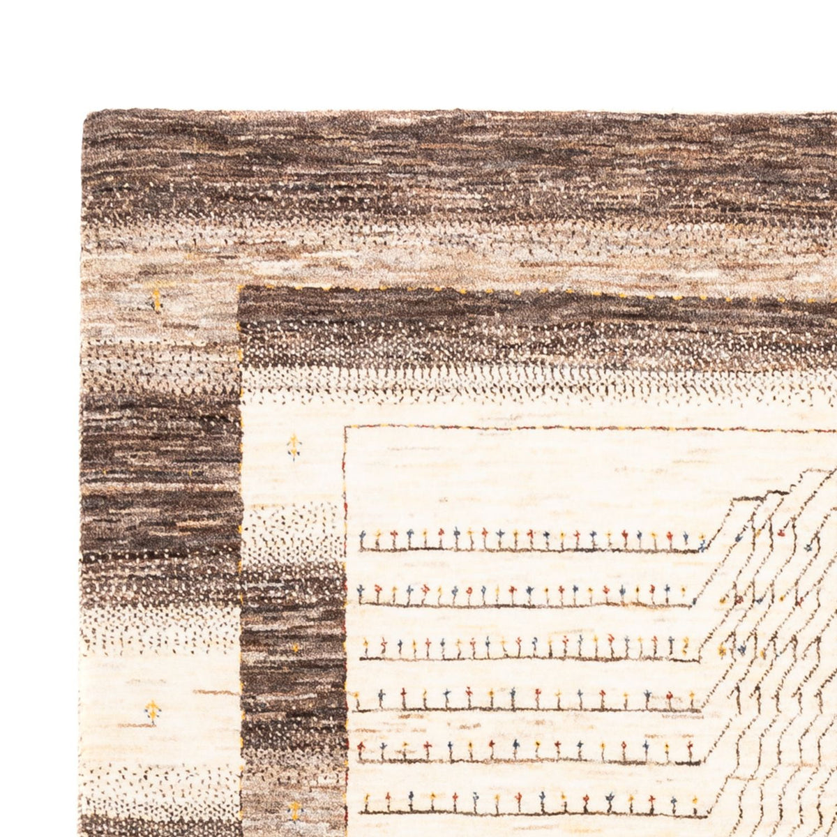 Loribaft Alfombra 154x202cm - Perserteppich Wollteppich