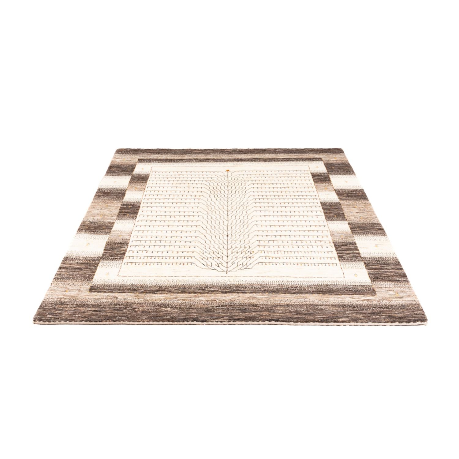 Alfombra Gabbeh - Loribaft Persa - 202 x 154 cm - natural