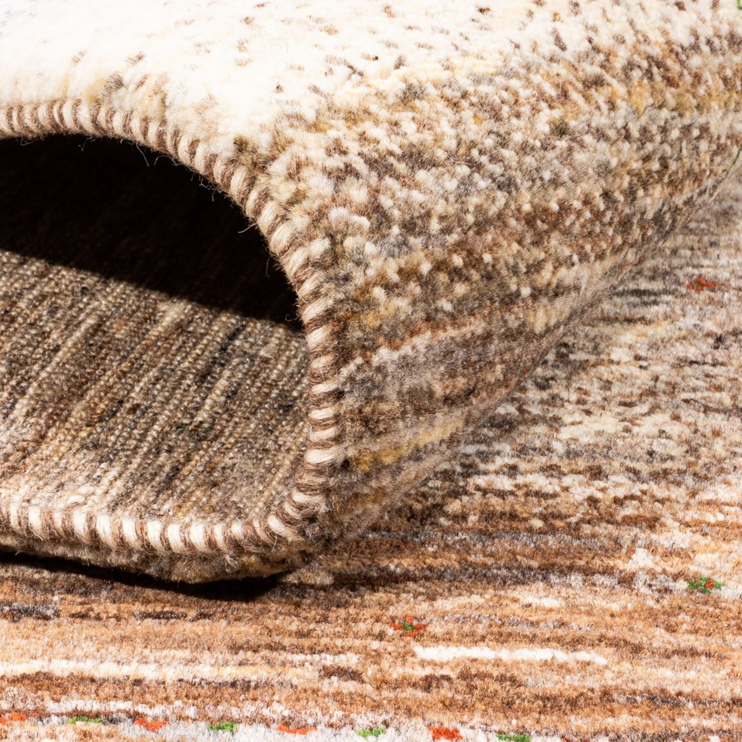 Alfombra Gabbeh - Loribaft Persa - 201 x 157 cm - gris