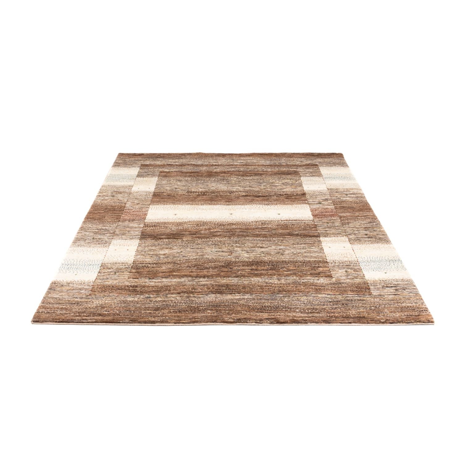 Alfombra Gabbeh - Loribaft Persa - 201 x 157 cm - gris