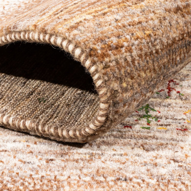Alfombra Gabbeh - Loribaft Persa - 202 x 156 cm - natural