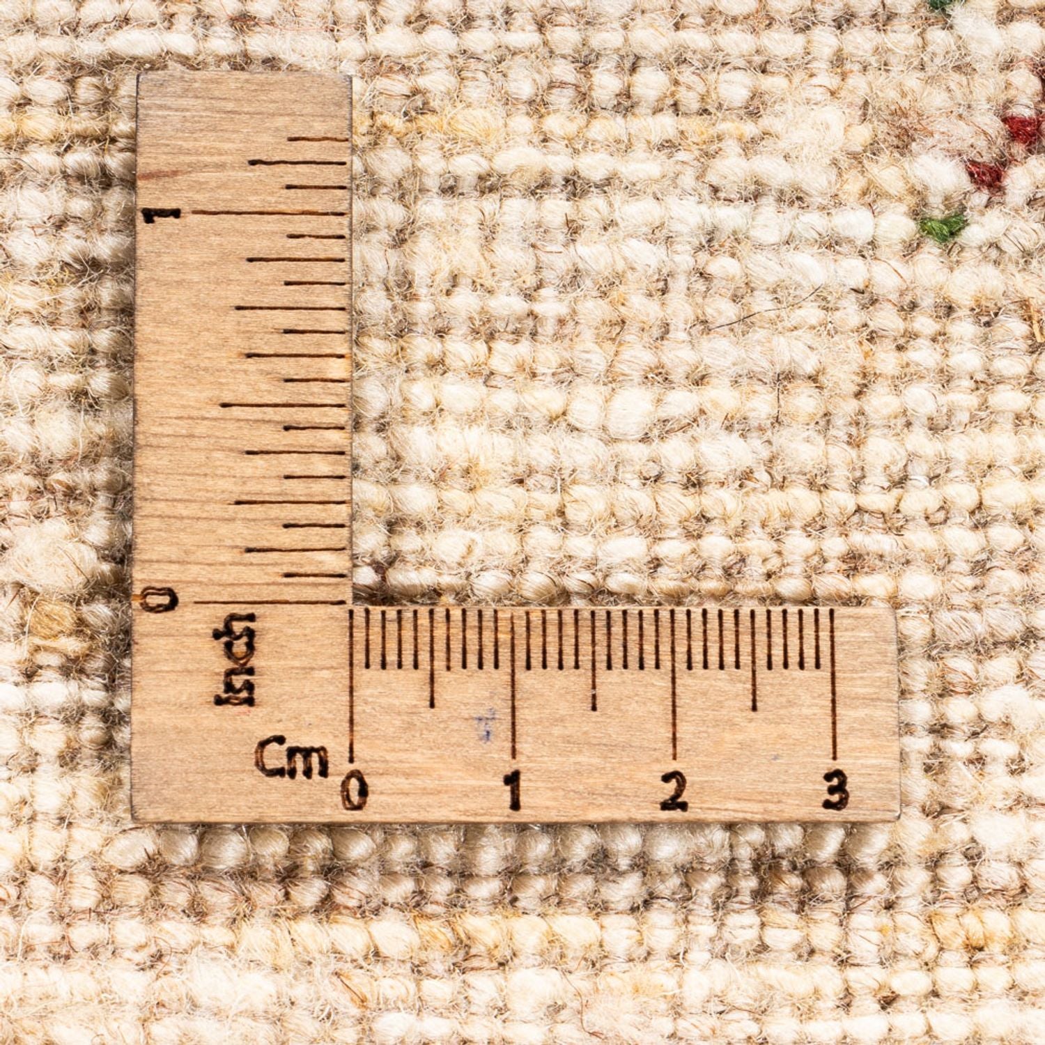 Alfombra Gabbeh - Loribaft Persa - 202 x 156 cm - natural