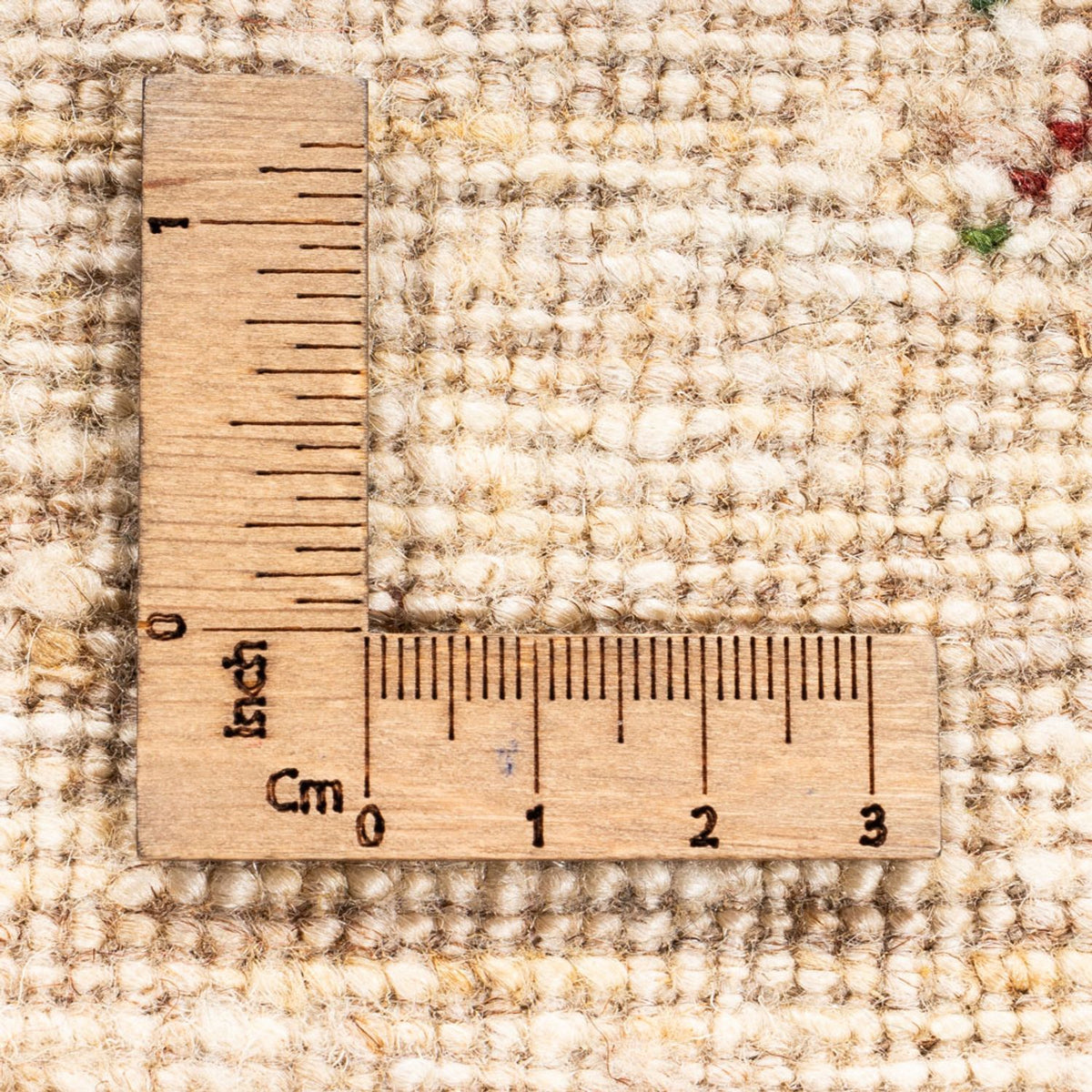 Alfombra Gabbeh - Loribaft Persa - 202 x 156 cm - natural