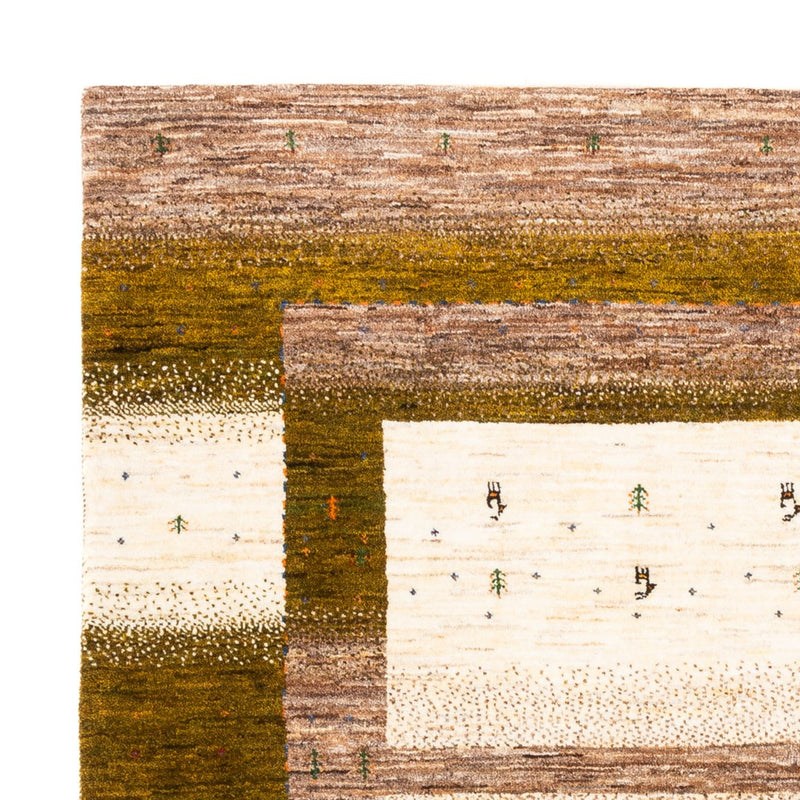 Alfombra Gabbeh - Loribaft Persa - 205 x 171 cm - natural