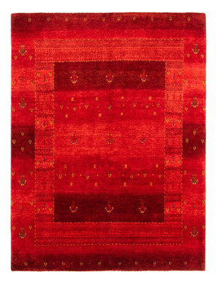 Alfombra Gabbeh - Loribaft Persa - 206 x 156 cm - rojo