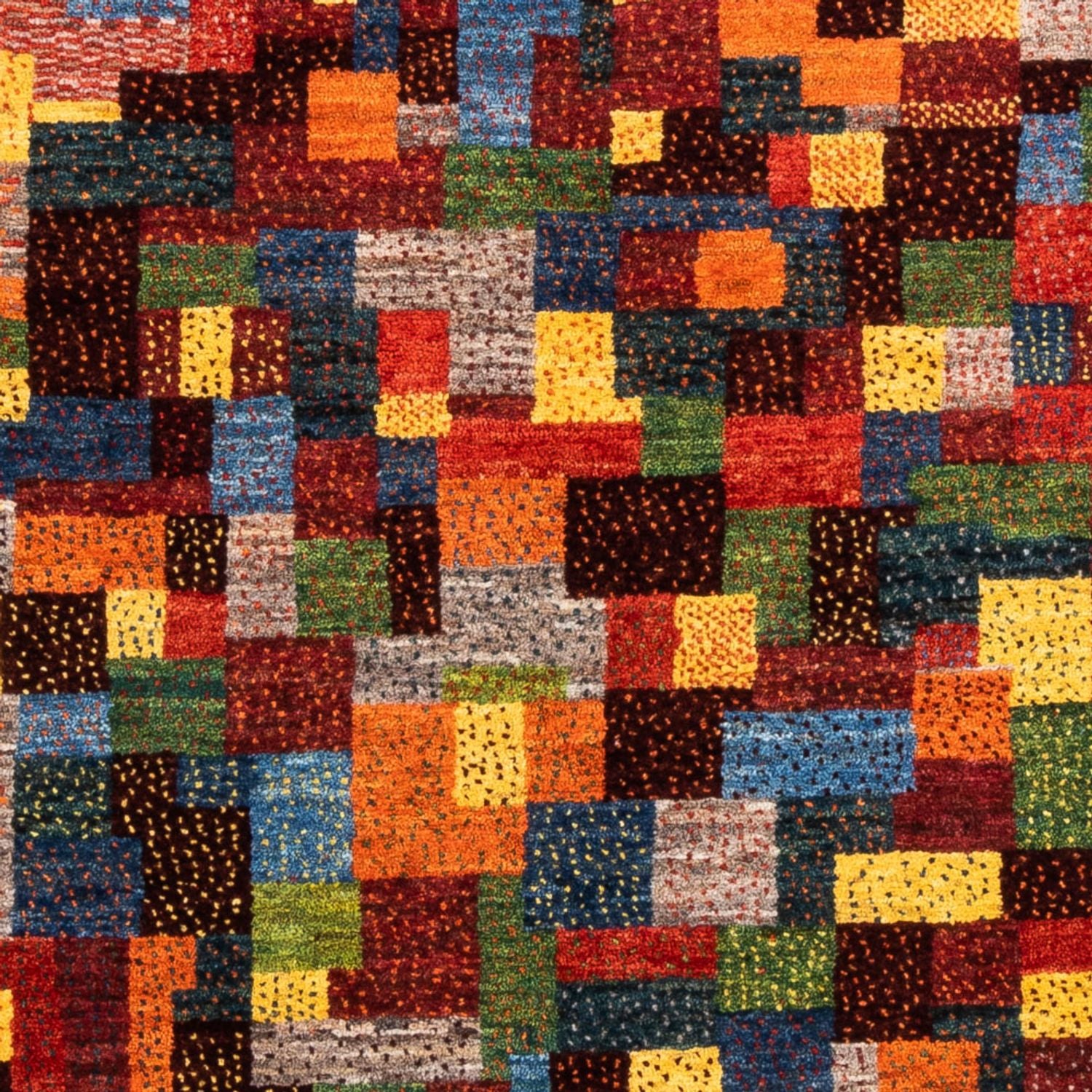 Alfombra Gabbeh - Loribaft Persa - Real - 203 x 153 cm - multicolor
