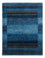 Alfombra Gabbeh - Loribaft Persa - 209 x 160 cm - azul
